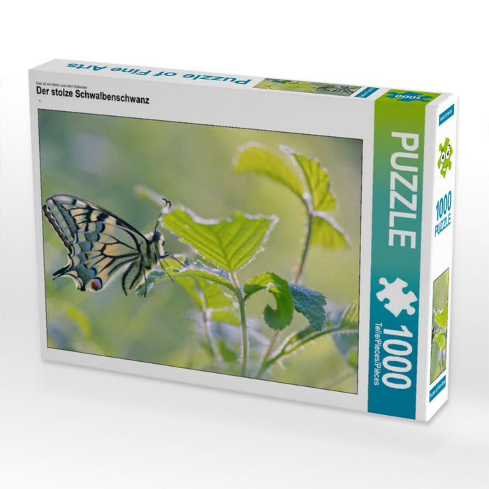 Der stolze Schwalbenschwanz 1000 Teile Puzzle quer - CALVENDO Foto-Puzzle'