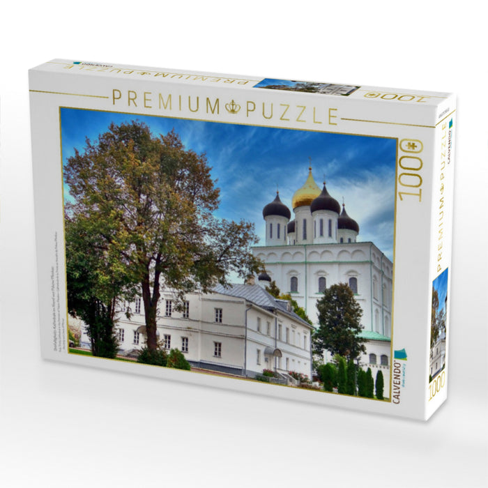 Dreifaltigkeits-Kathedrale im Kreml von Pskow/Pleskau - CALVENDO Foto-Puzzle'
