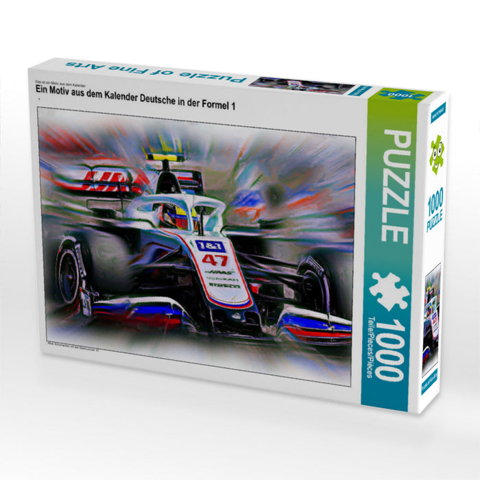 Ein Motiv aus dem Kalender Deutsche in der Formel 1 1000 Teile Puzzle quer - CALVENDO Foto-Puzzle'