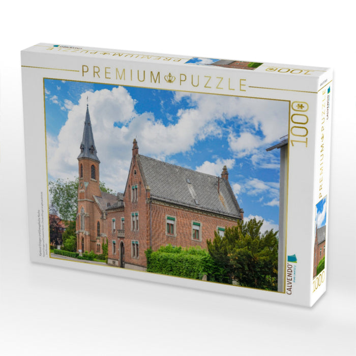Kantorei Ehingen und Evangelische Kirche - CALVENDO Foto-Puzzle'