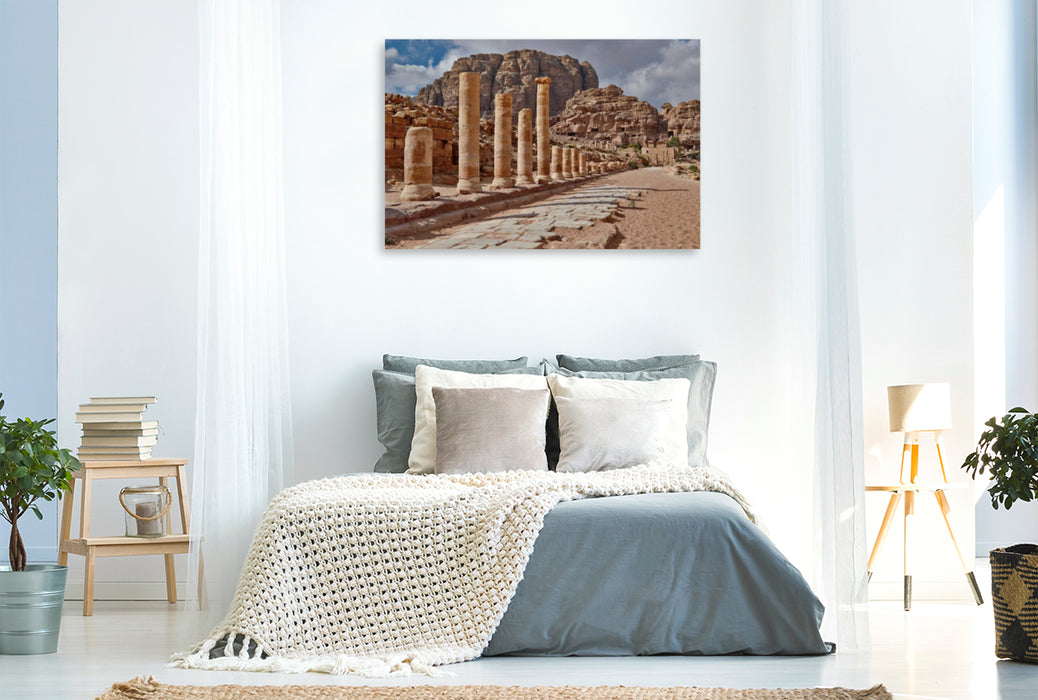 Premium textile canvas Premium textile canvas 120 cm x 80 cm across Colonnade Street Cardo Maximus 