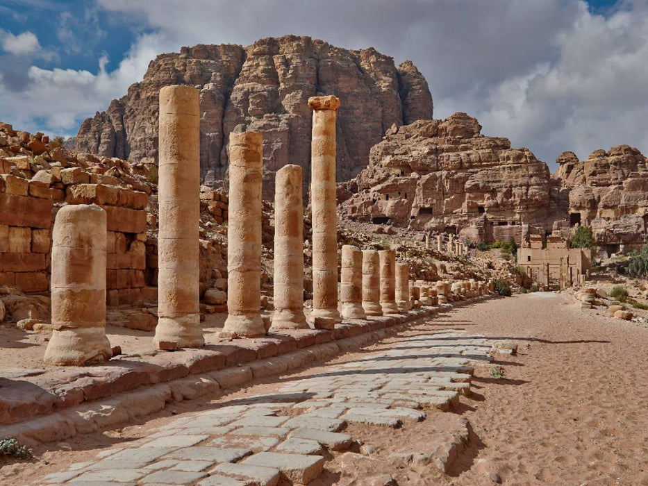 Kolonnadenstrasse Cardo Maximus - CALVENDO Foto-Puzzle'