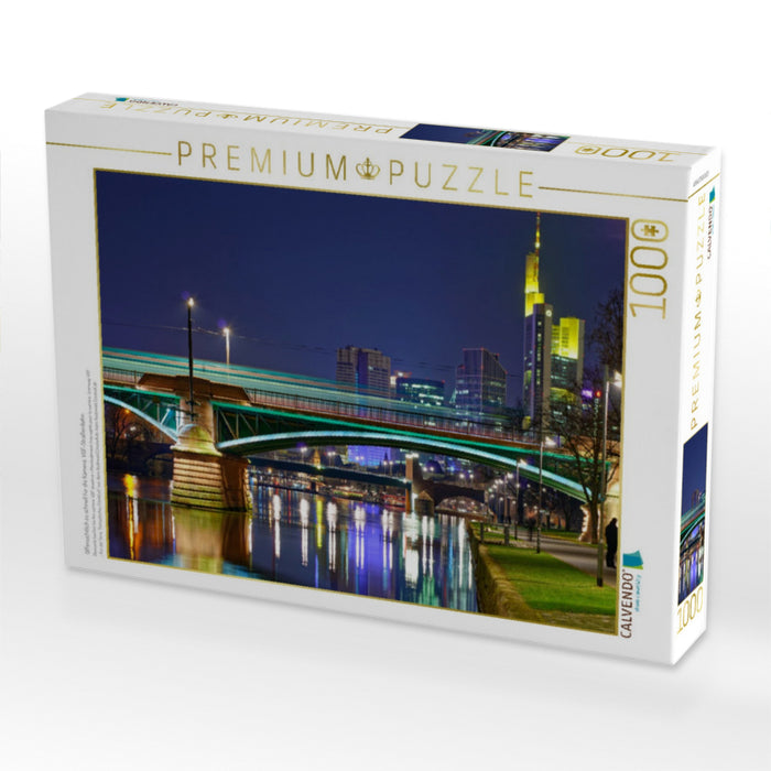 Offensichtlich zu schnell für die Kamera: VGF-Straßenbahn - CALVENDO Foto-Puzzle'