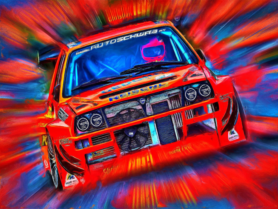 Lancia Delta Integrale - CALVENDO Foto-Puzzle'