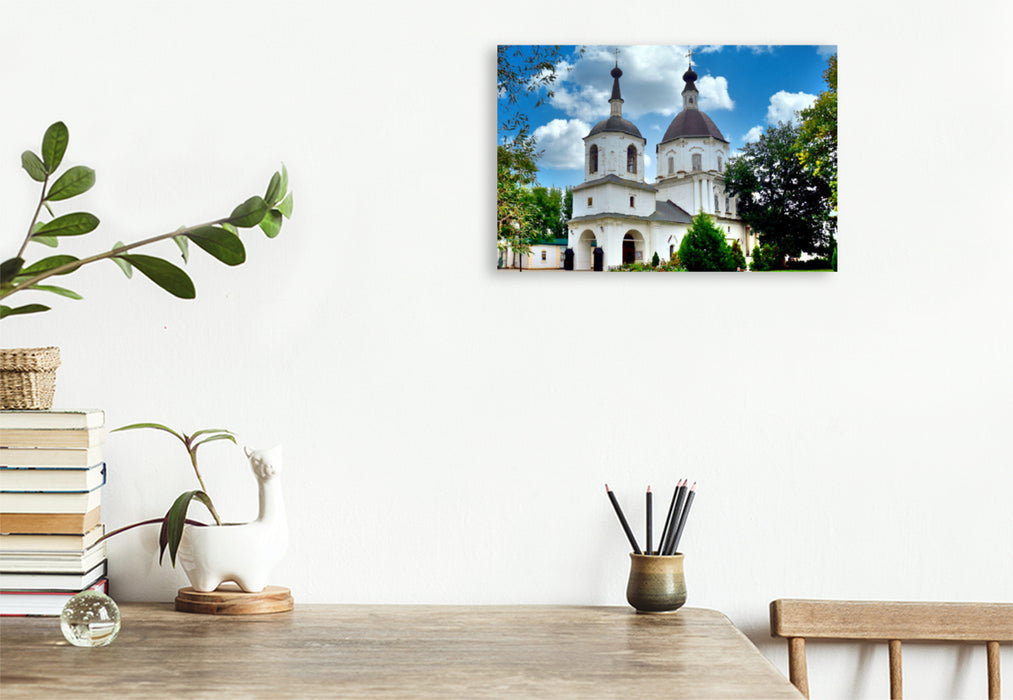 Premium textile canvas Premium textile canvas 120 cm x 80 cm landscape Peter and Paul Church in the old Cossack capital Starocherkassk 