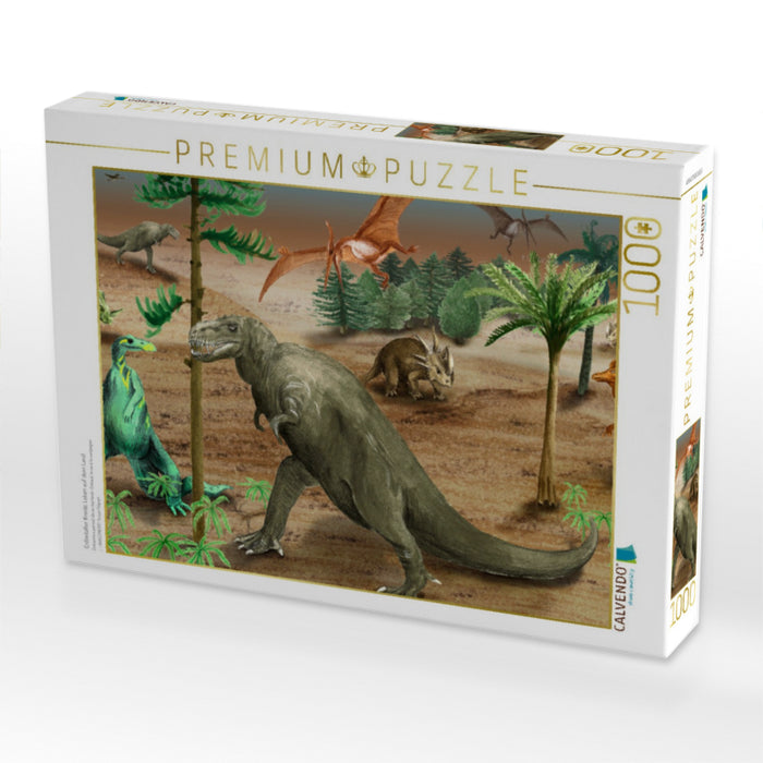 Erdzeitalter Kreide, Leben auf dem Land - CALVENDO Foto-Puzzle'