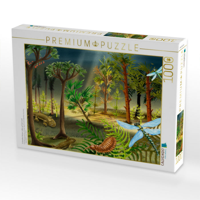 Erdzeitalter Karbon, Leben auf dem Land - CALVENDO Foto-Puzzle'