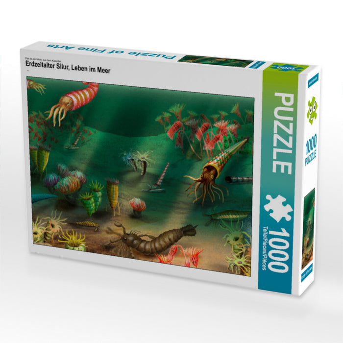 Erdzeitalter Silur, Leben im Meer 1000 Teile Puzzle quer - CALVENDO Foto-Puzzle'
