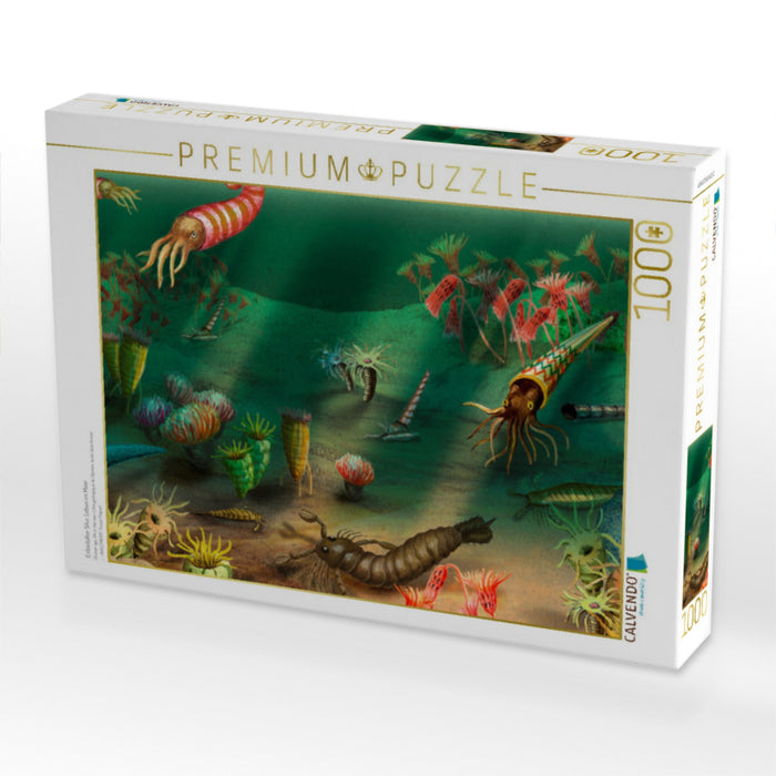Erdzeitalter Silur, Leben im Meer - CALVENDO Foto-Puzzle'