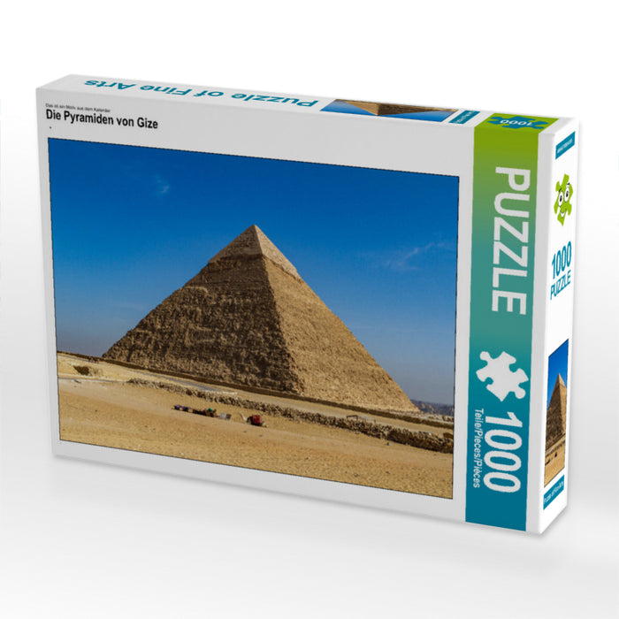 The Pyramids of Gize - CALVENDO photo puzzle 