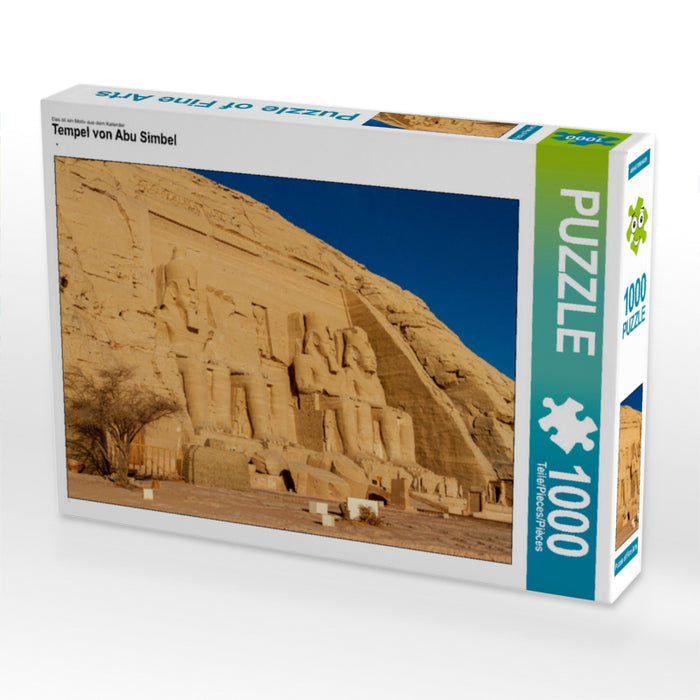 Tempel von Abu Simbel 1000 Teile Puzzle quer - CALVENDO Foto-Puzzle'