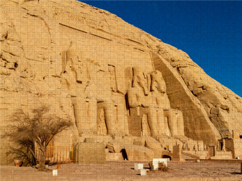 Tempel von Abu Simbel 1000 Teile Puzzle quer - CALVENDO Foto-Puzzle'