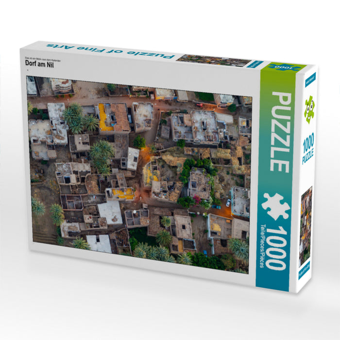 Village on the Nile - CALVENDO photo puzzle 