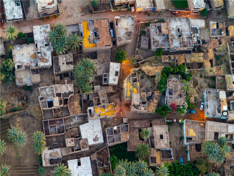 Village on the Nile - CALVENDO photo puzzle 