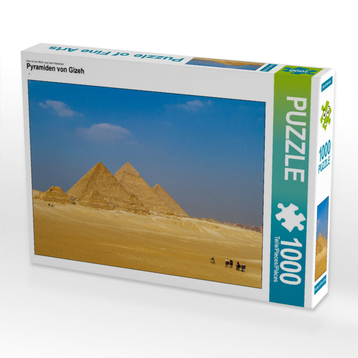 Pyramids of Giza - CALVENDO photo puzzle 