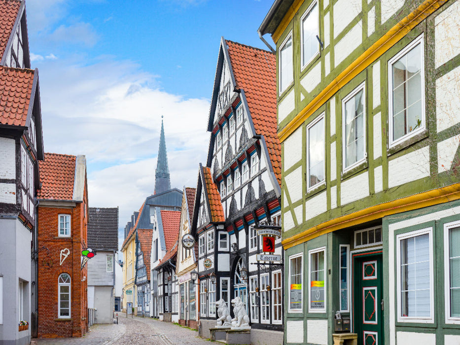 Die Weserstraße - CALVENDO Foto-Puzzle'