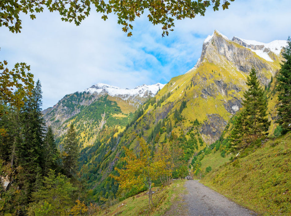 Sentier de randonnée dans le pittoresque Oytal - Puzzle photo CALVENDO 