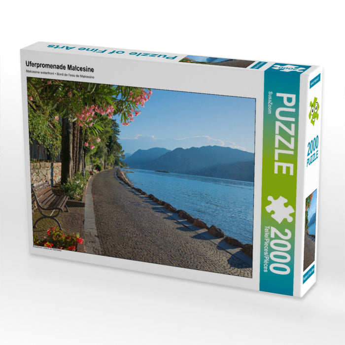 Uferpromenade Malcesine 2000 Teile Puzzle quer - CALVENDO Foto-Puzzle'