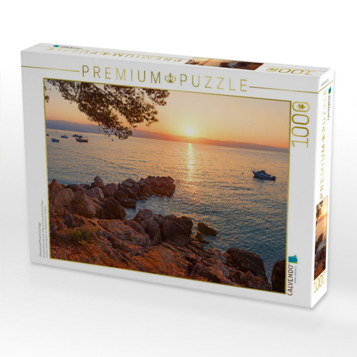 Felsenstrand Moscenicka Draga - CALVENDO Foto-Puzzle'