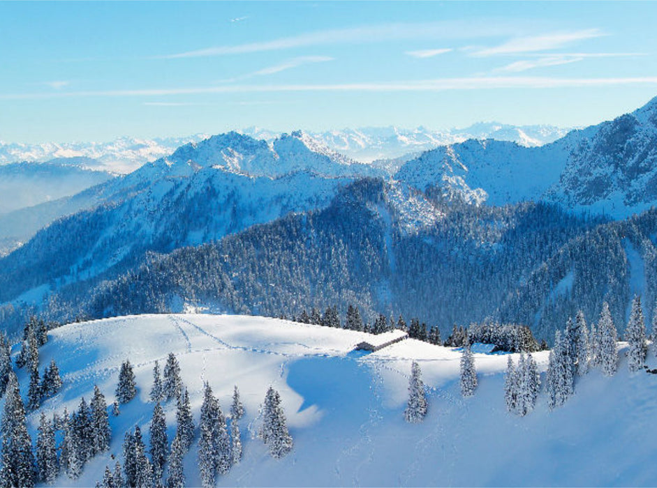 Winterruhe am Wallberg, Deutschland 2000 Teile Puzzle quer - CALVENDO Foto-Puzzle'