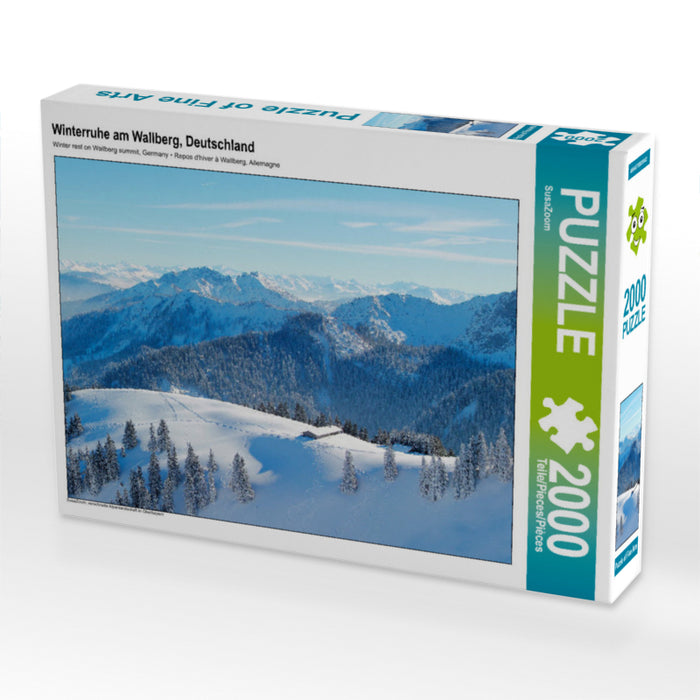 Winterruhe am Wallberg, Deutschland 2000 Teile Puzzle quer - CALVENDO Foto-Puzzle'