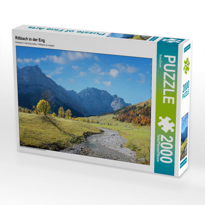 Rißbach in der Eng 2000 Teile Puzzle quer - CALVENDO Foto-Puzzle'