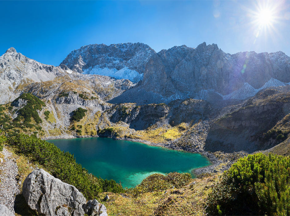 Drachensee Ehrwald 2000 Teile Puzzle quer - CALVENDO Foto-Puzzle'