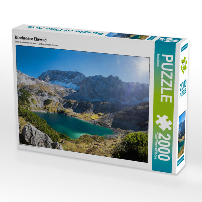 Drachensee Ehrwald 2000 Teile Puzzle quer - CALVENDO Foto-Puzzle'