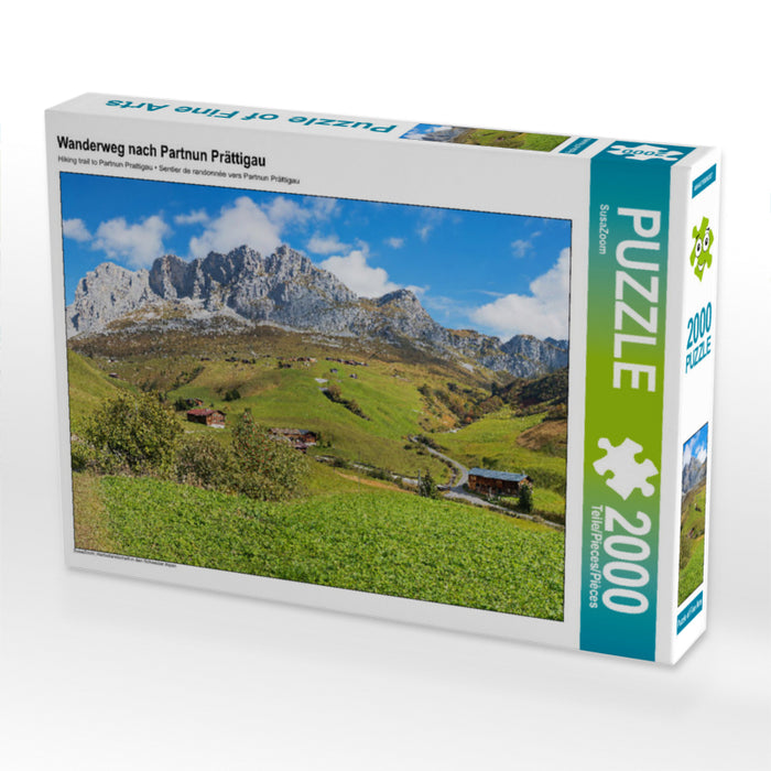Wanderweg nach Partnun Prättigau 2000 Teile Puzzle quer - CALVENDO Foto-Puzzle'