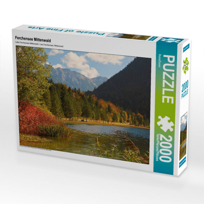 Ferchensee Mittenwald - CALVENDO photo puzzle 