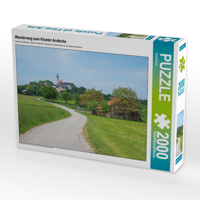 Hiking trail to Andechs Monastery - CALVENDO photo puzzle 