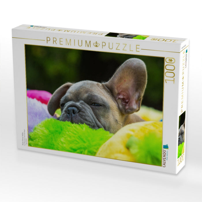 Müder kleiner Welpe - CALVENDO Foto-Puzzle'