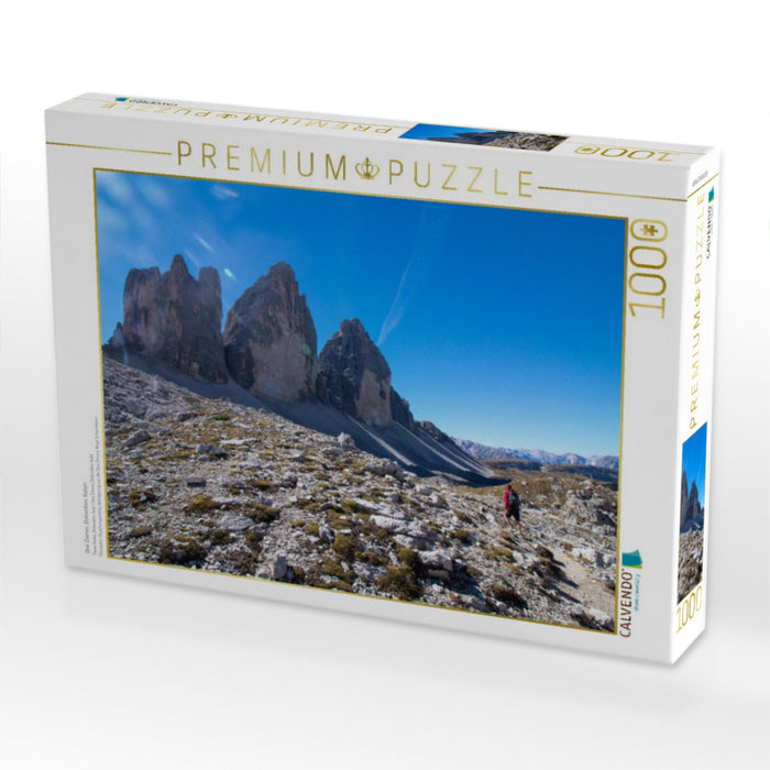 Drei Zinnen, Dolomiten, Italien - CALVENDO Foto-Puzzle'