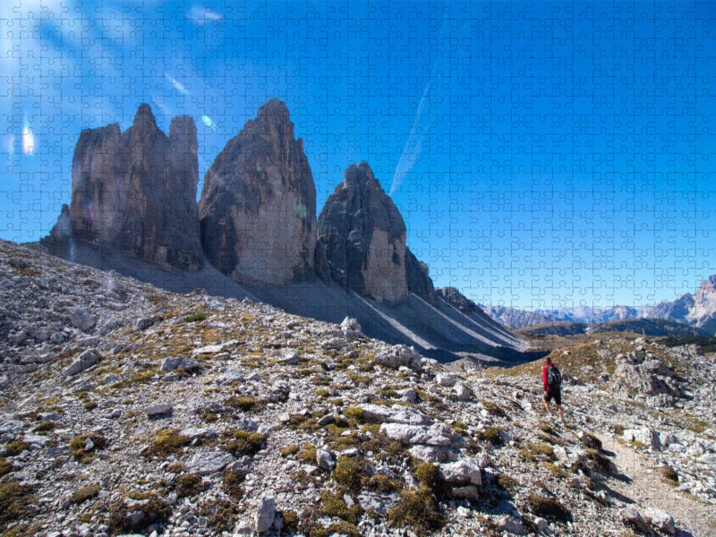 Drei Zinnen, Dolomiten, Italien - CALVENDO Foto-Puzzle'