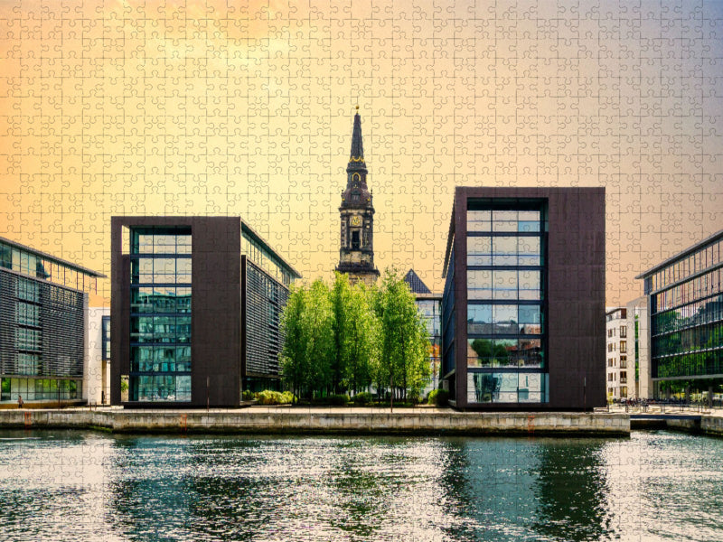 Hafen von Kopenhagen - CALVENDO Foto-Puzzle'