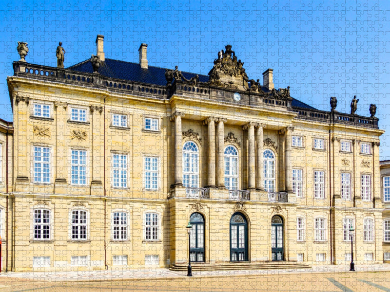 Kopenhagen Schloss Amalienborg - CALVENDO Foto-Puzzle'