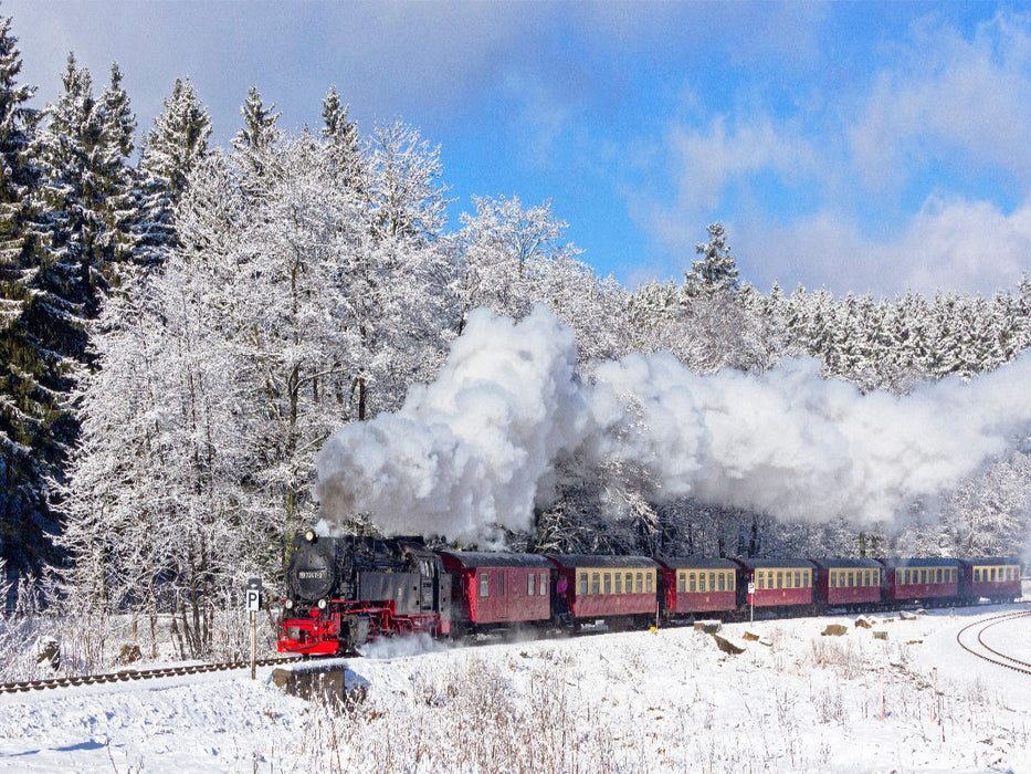 Ein Motiv aus dem Kalender Dampfeisenbahnen in Deutschland - CALVENDO Foto-Puzzle'