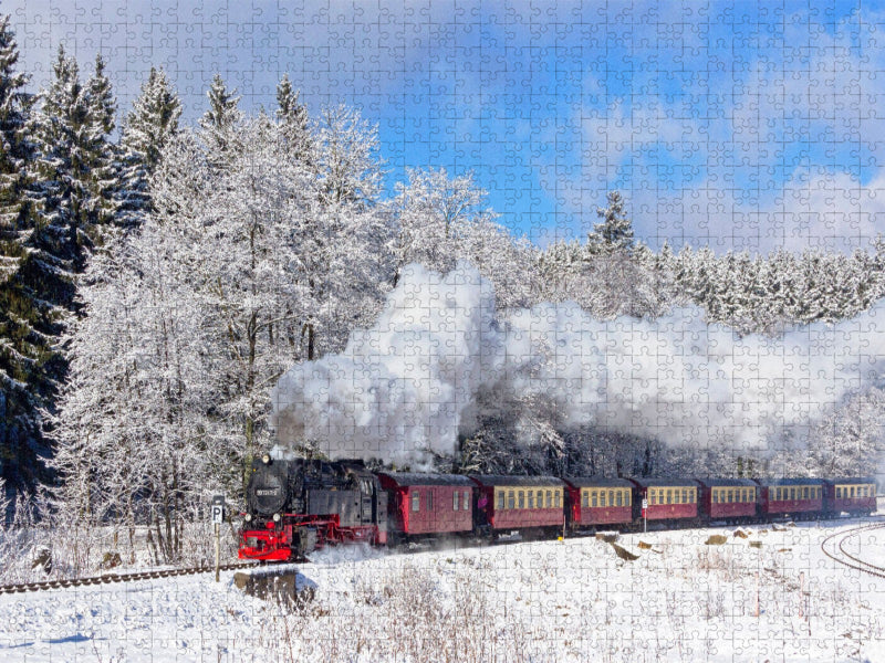 Ein Motiv aus dem Kalender Dampfeisenbahnen in Deutschland - CALVENDO Foto-Puzzle'
