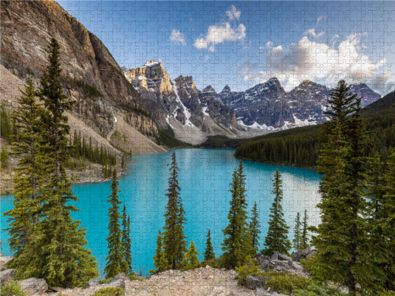 Moraine Lake 2000 Teile Puzzle quer - CALVENDO Foto-Puzzle'