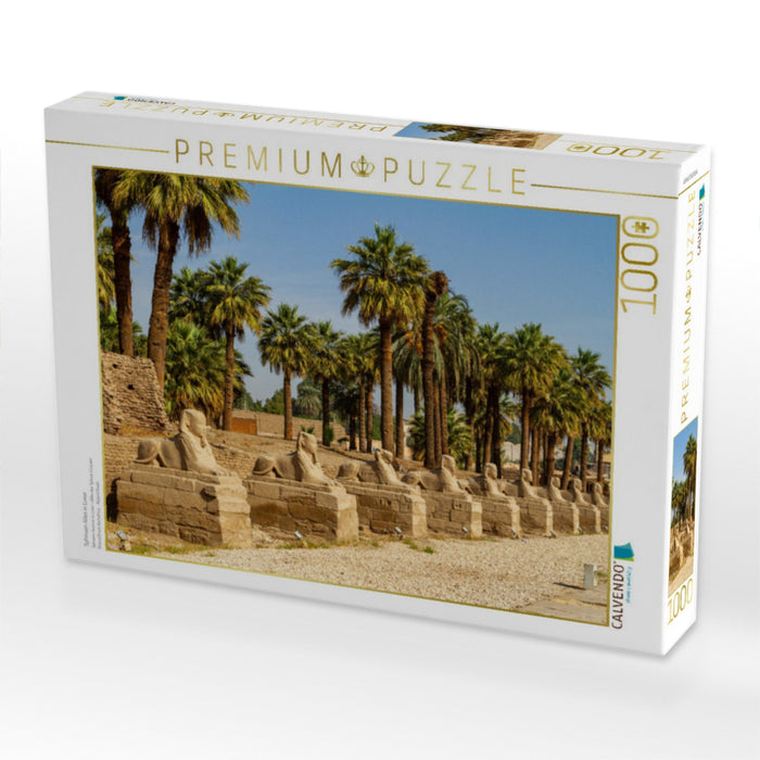 Sphinxen Allee in Luxor - CALVENDO Foto-Puzzle'