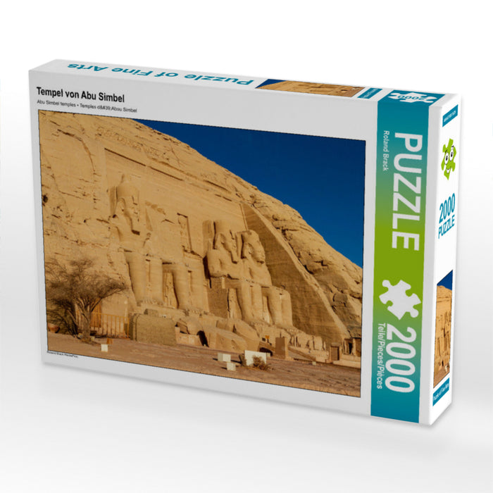 Tempel von Abu Simbel 2000 Teile Puzzle quer - CALVENDO Foto-Puzzle'