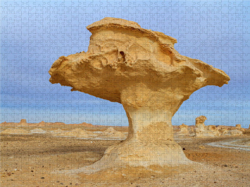 Felsen in der weisen Wüste 2000 Teile Puzzle quer - CALVENDO Foto-Puzzle'