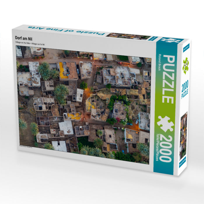 Dorf am Nil 2000 Teile Puzzle quer - CALVENDO Foto-Puzzle'