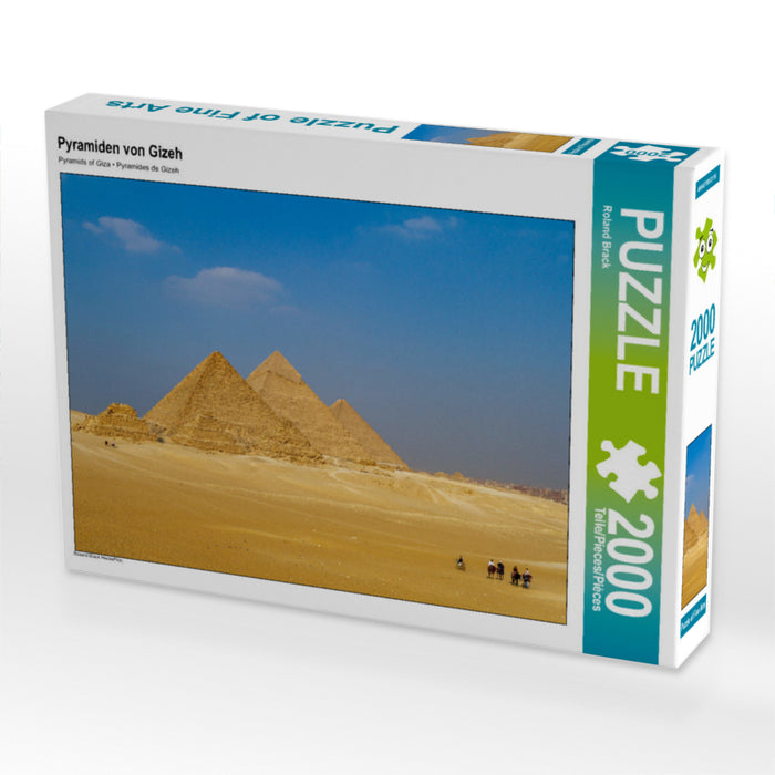 Pyramids of Giza - CALVENDO photo puzzle 