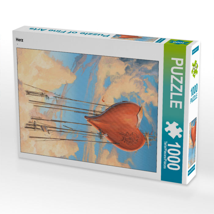Herz 1000 Teile Puzzle hoch - CALVENDO Foto-Puzzle'