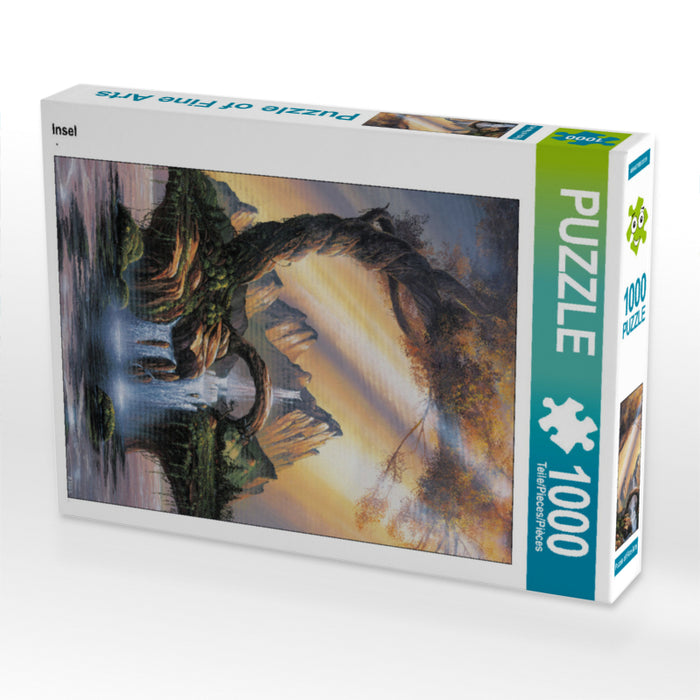 Insel 1000 Teile Puzzle hoch - CALVENDO Foto-Puzzle'