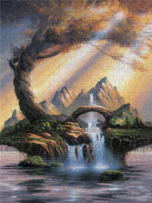 Insel 1000 Teile Puzzle hoch - CALVENDO Foto-Puzzle'