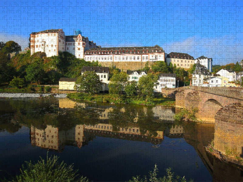 Barockes Schloss in Weilburg an der Lahn - CALVENDO Foto-Puzzle'