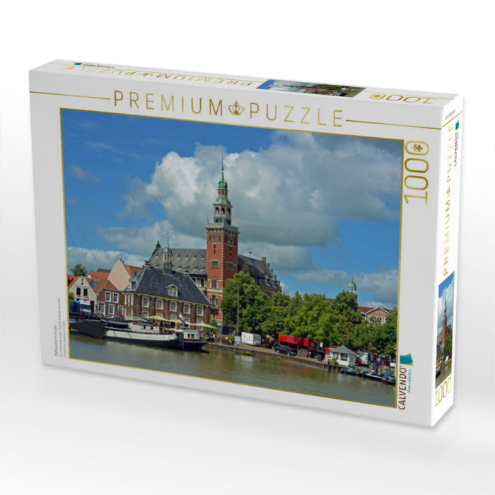 Rathausturm in Leer - CALVENDO Foto-Puzzle'