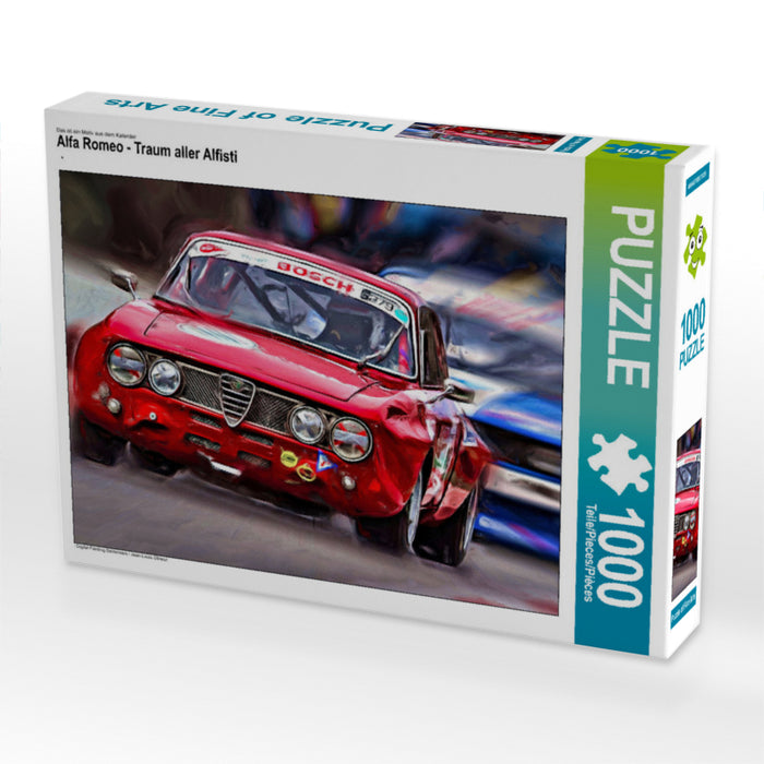 Alfa Romeo - le rêve de tous les Alfisti - Puzzle photo CALVENDO 